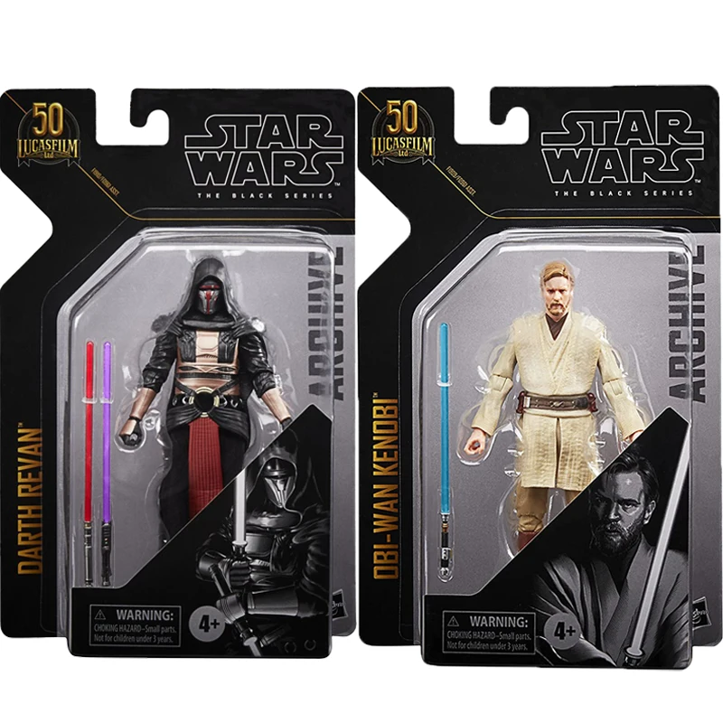 Sac Original Star Wars The Black Series Archive Darth Revan Obi-Wan Kenobi Collezione Da 6 Pollici Action Figure Toys