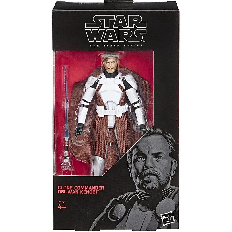Sac Original 6 Pollici Star Wars The Black Series Clone Commander Obi-Wan Kenobi Collection Action Figure