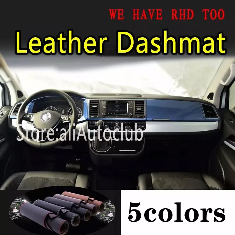 Per Volkswagen Vw Multivan T6 T5 Transporter 2016 2017 2018 2019 2020 Pelle Dashmat Dashboard Cover Pad Dash Carpet Car