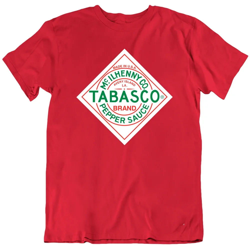 Tomato Cartoon Tee Tabasco Sauce Pepper Chili Hot Gift Food T Shirt Tee Gift New