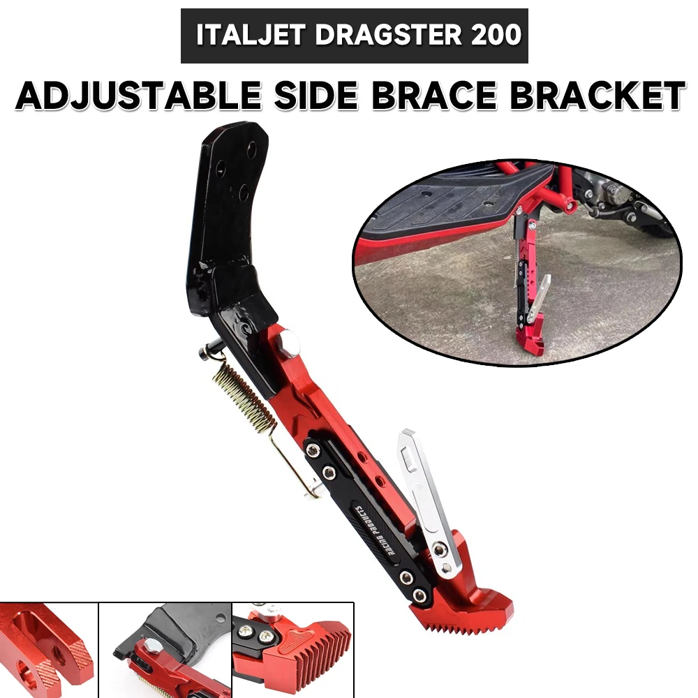 Per Italjet Dragster 200 125 Cavalletto Modificato Per Moto Cavalletto Laterale Cavalletto Laterale Per Attacco Italjet Dragster200