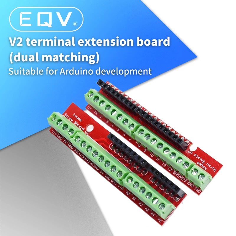 Scheda Di Espansione Terminale Di Studio V2 Shield Shield (Doppio Supporto) Per Arduino Uno R3