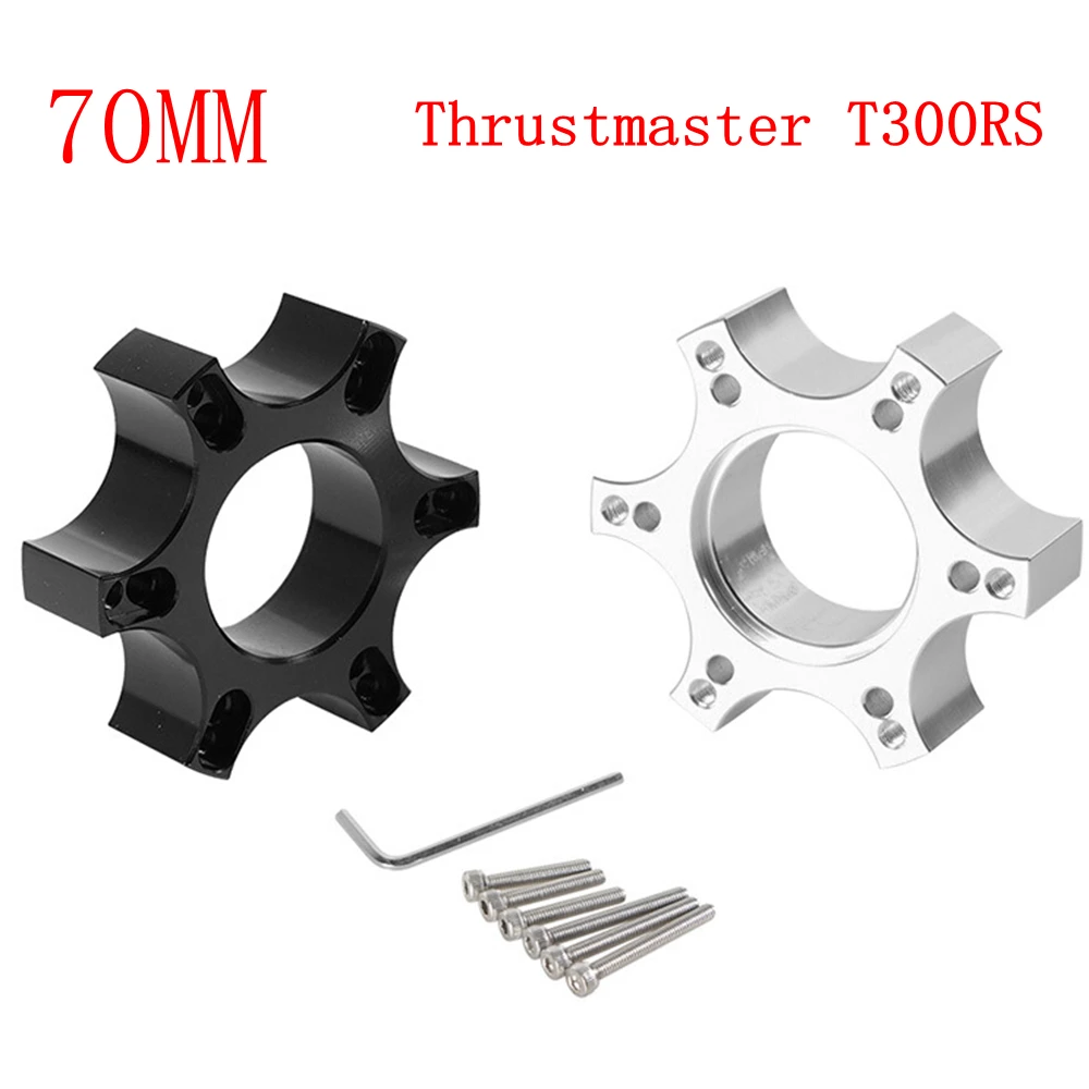 Piastra Adattatore Per Volante In Alluminio Bg-Sa Da 70Mm Adatta Per Thrustmaster T300Rs Con Volante Da 13 14 Pollici