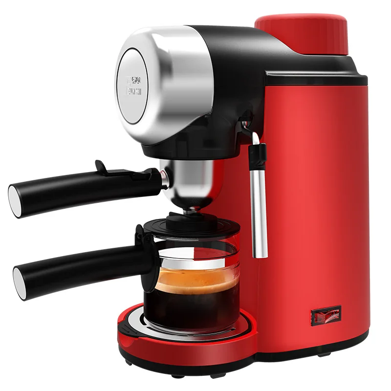 Macchina Per Caffè Espresso Per Uso Domestico Macchina Per Caffè Integrata A Vapore E Schiuma Di Latte Piccola Mini Macchina Da Caffè Semiautomatica