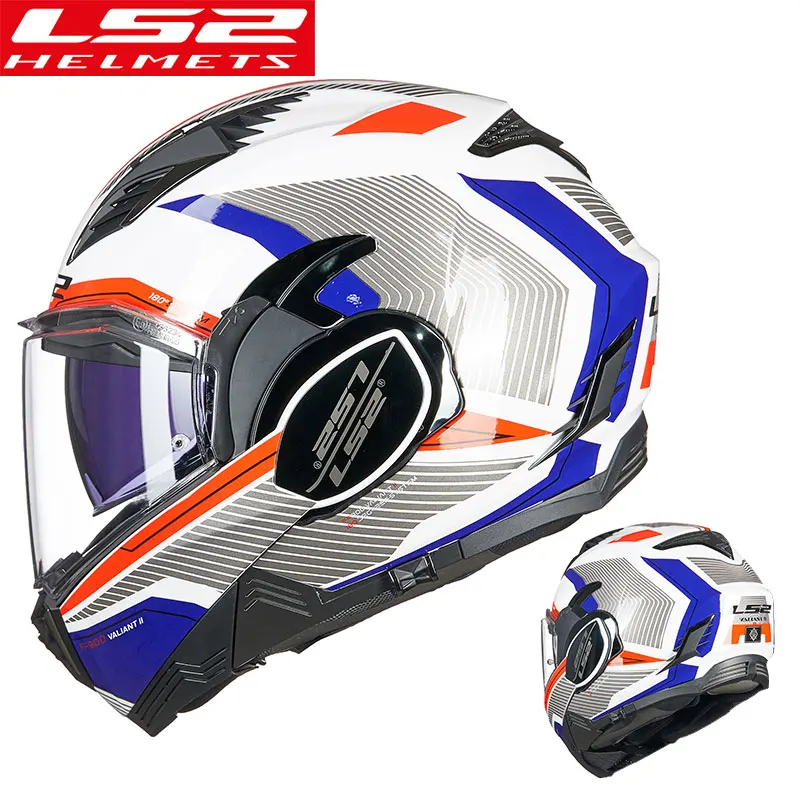 Ls2 Valiant 2 Casco Moto Ls2 Ff900 Capacete De Motocicleta Casco Ribaltabile Posteriore A 180 Gradi Casco Moto Casque