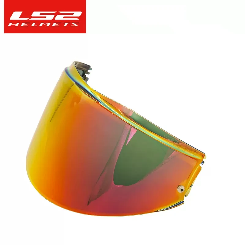 Ls2 Valiant Visiera Del Casco Adatto Per Ls2 Ff399 Caschi Lente Trasparente Fumo Arcobaleno Argento Sostituzione Scudo