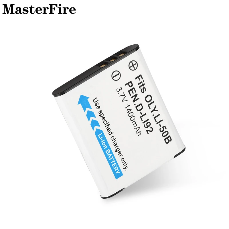 2-10 Pz Li-50B D-Li92 3.7V 1400Mah Batteria Di Ricambio Agli Ioni Di Litio Per Pentax Olympus U1010 U6010 Tg-820 Sp-800 Sz-20 Xz-1 Cella Vr305