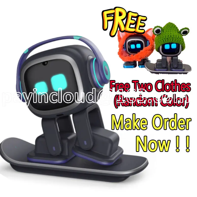 Emo Robot Giocattolo Intelligente Ai Desktop Pet Inglese Compagno Regalo Vettore Elettronico