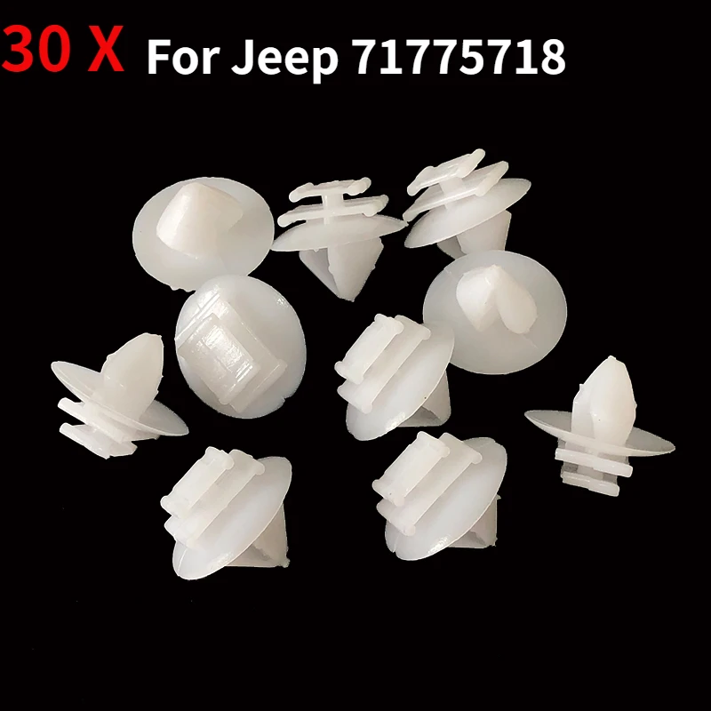 30 Pezzi Passaruota Anteriore Flare & Trim Molding Clips Per Jeep Renegade Trim Molding Clips 71775718 Clip Di Fissaggio In Plastica