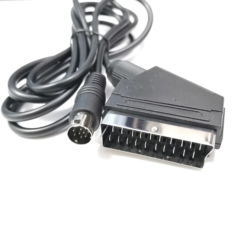 Cavo Di Piombo Scart Rgb P82F Per Sega -Mega Drive 2 -Genesis 2 Megadrive 2 Md2 Rgb Av Scart Cable 1.8M
