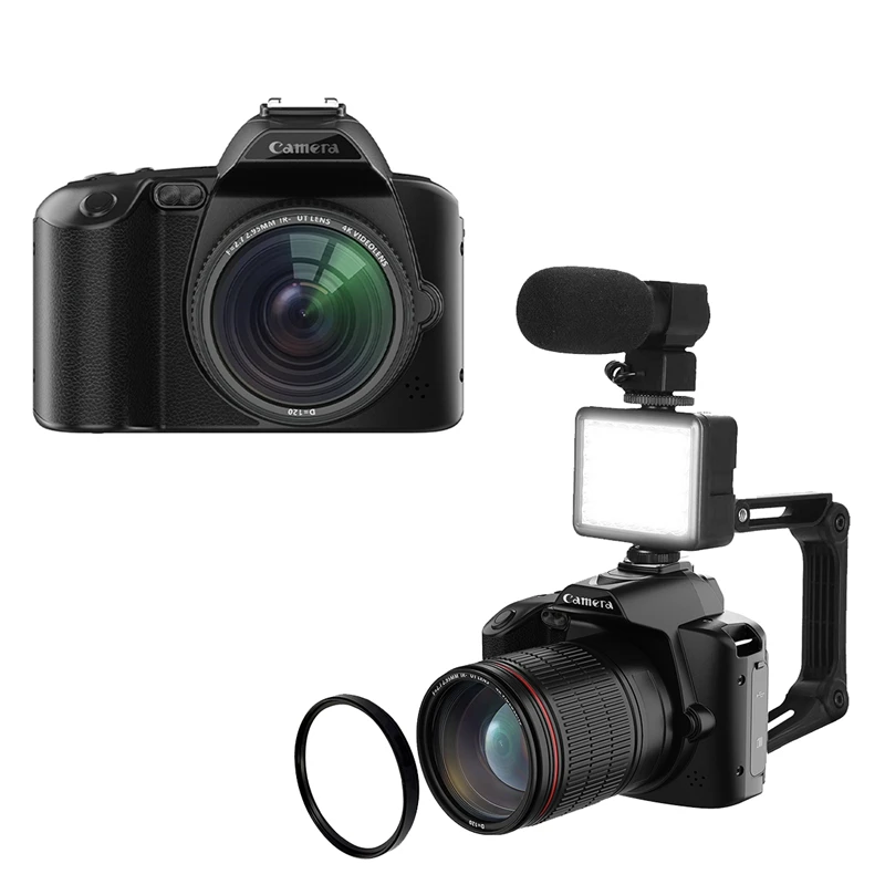 Baay Digital Photography Camera 4K Wifi Web Cam Vintage Vlog Videoregistratore 64Mp Videocamera Zoom Telecamera Di Registrazione
