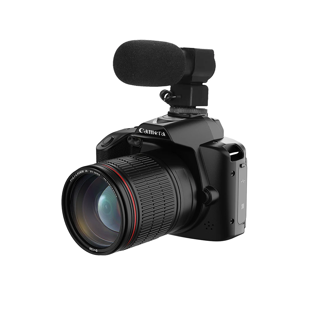 Black Compact Digital Photography Camera 4K Wifi Web Cam Videoregistratore Vintage Vlog Per Youtube Camcorder Schermo 3"