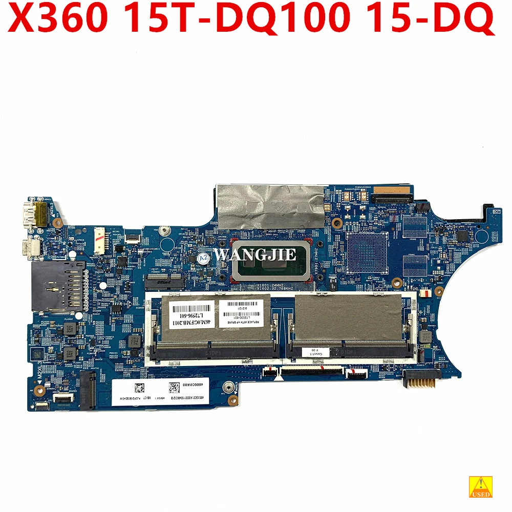 Per Hp Pavilion X360 15T-Dq100 15-Dq Pc Convertibile Usato Scheda Madre Del Computer Portatile L72030-601 L72030-001 Uma I7-10510U 100% Funzionante