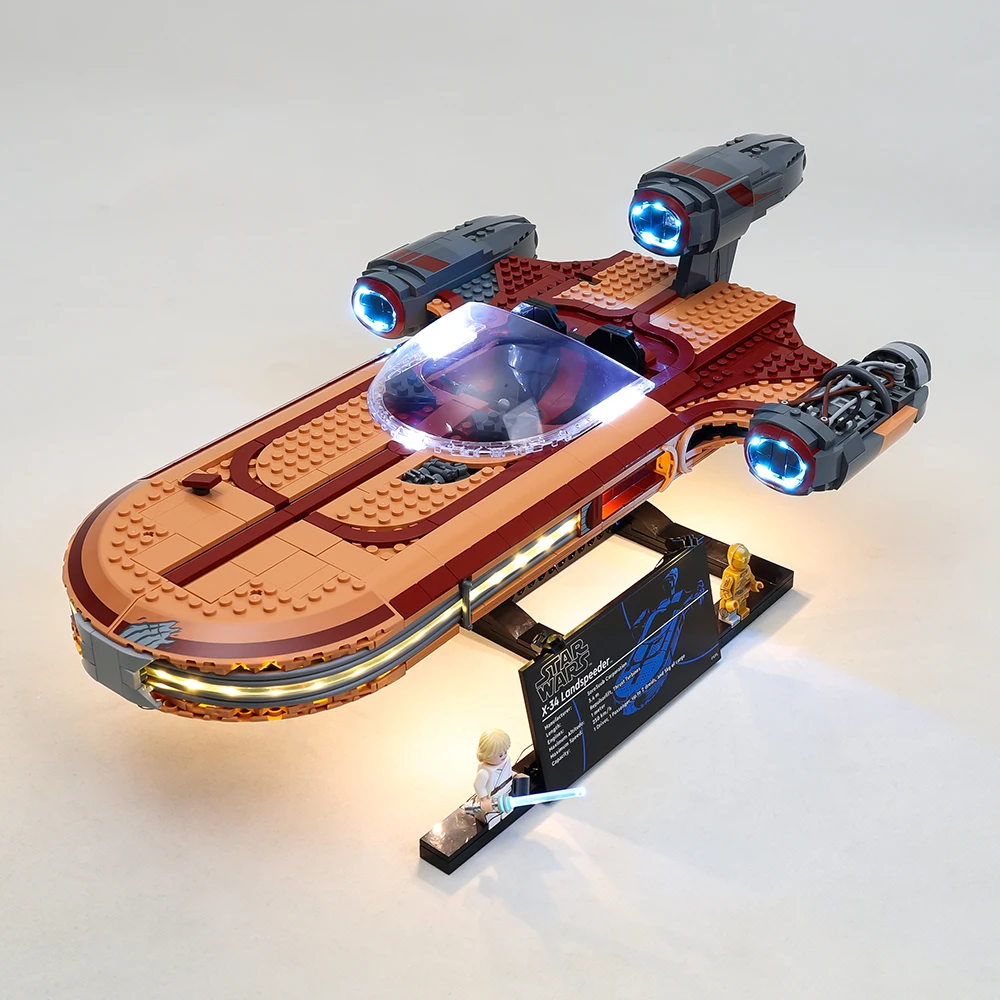 Easylite Led Light Kit Per Landspeeder 75341 Building Blocks Bambini Mattoni Giocattoli Lampada Set Solo Illuminazione Nessun Modello