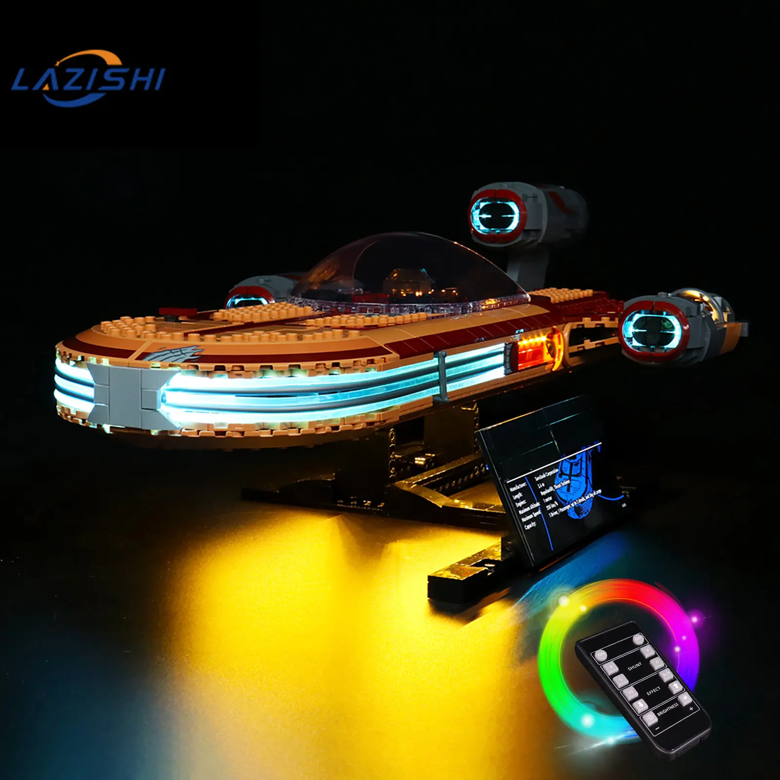 Lazishi Led Light Per 75341 Landspeeder Building Blocks (Non Includere Il Modello) Giocattoli In Mattoni Per Bambini
