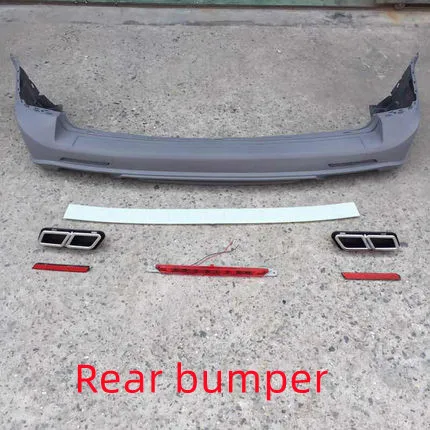 Per Volkswagen Vw Multivan T5 12-15 Paraurti Anteriore Surround Pala Anteriore Tronco Posteriore Spoiler Coda Ala Spoiler Maschera Griglia Radiatore