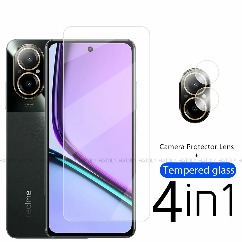 Per Realme C67 4G Glass Protector Realme C67 4G Screen Protector Pellicola Protettiva Antigraffio In Vetro Temperato Realme C67 4G