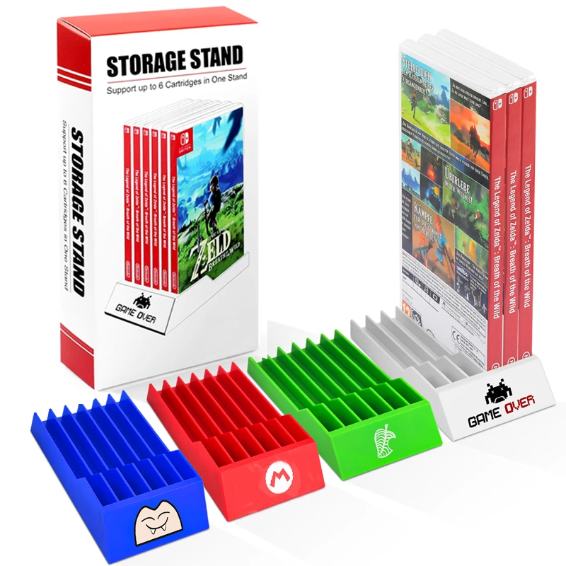 Per Nintendo Switch Oled Game Card Box Storage Stand Holder Per Nintendo Switch Lite Disk Card Holder Stand Switch Display Dock