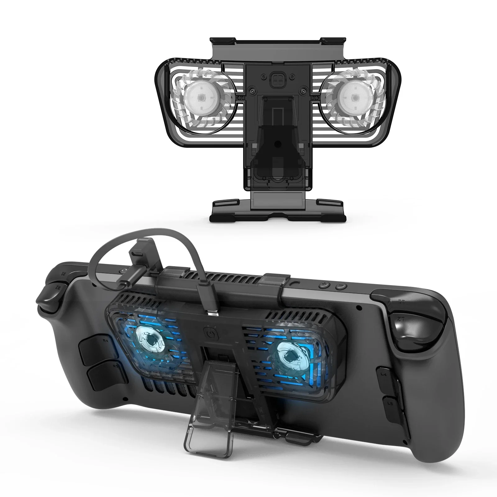 Per Steam Deck Fan Cooling Holder Staffa Base Stand Dock Di Ricambio Per Nintendo Switch Oled Console Game Cooler Accessori