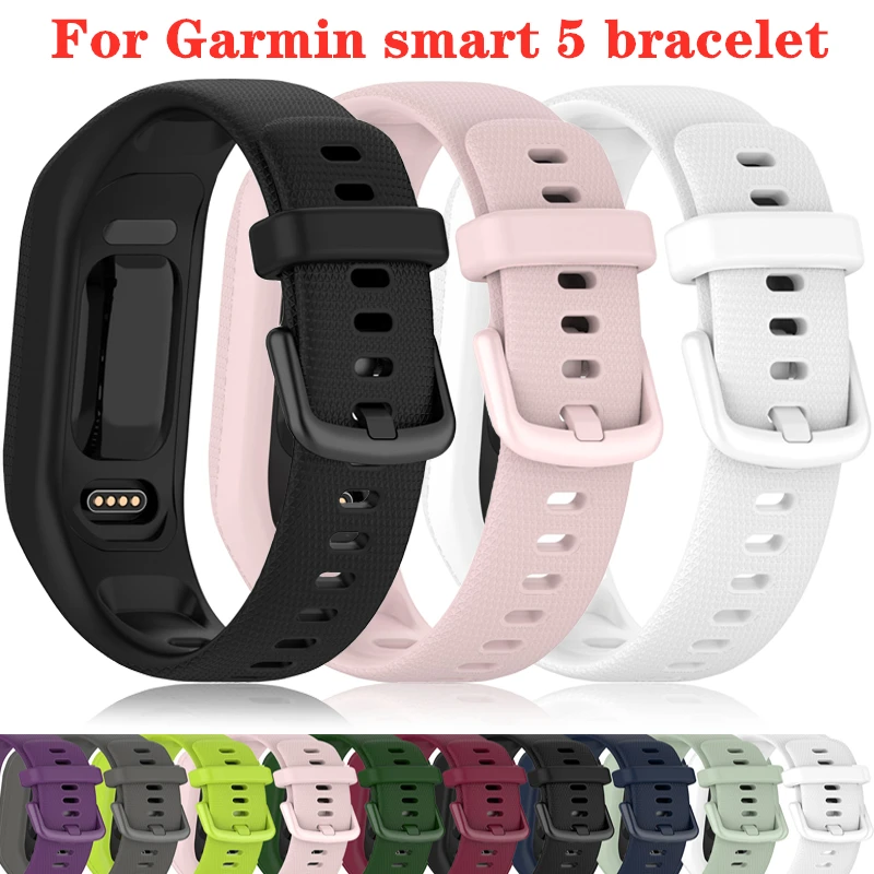 Cinturino Per Garmin Smart 5 Per Garmin Vivo Smart 5 Band Sillicone Band Per Smartwatch Garmin Smart 5 Braccialetto Di Ricambio Braccialetto