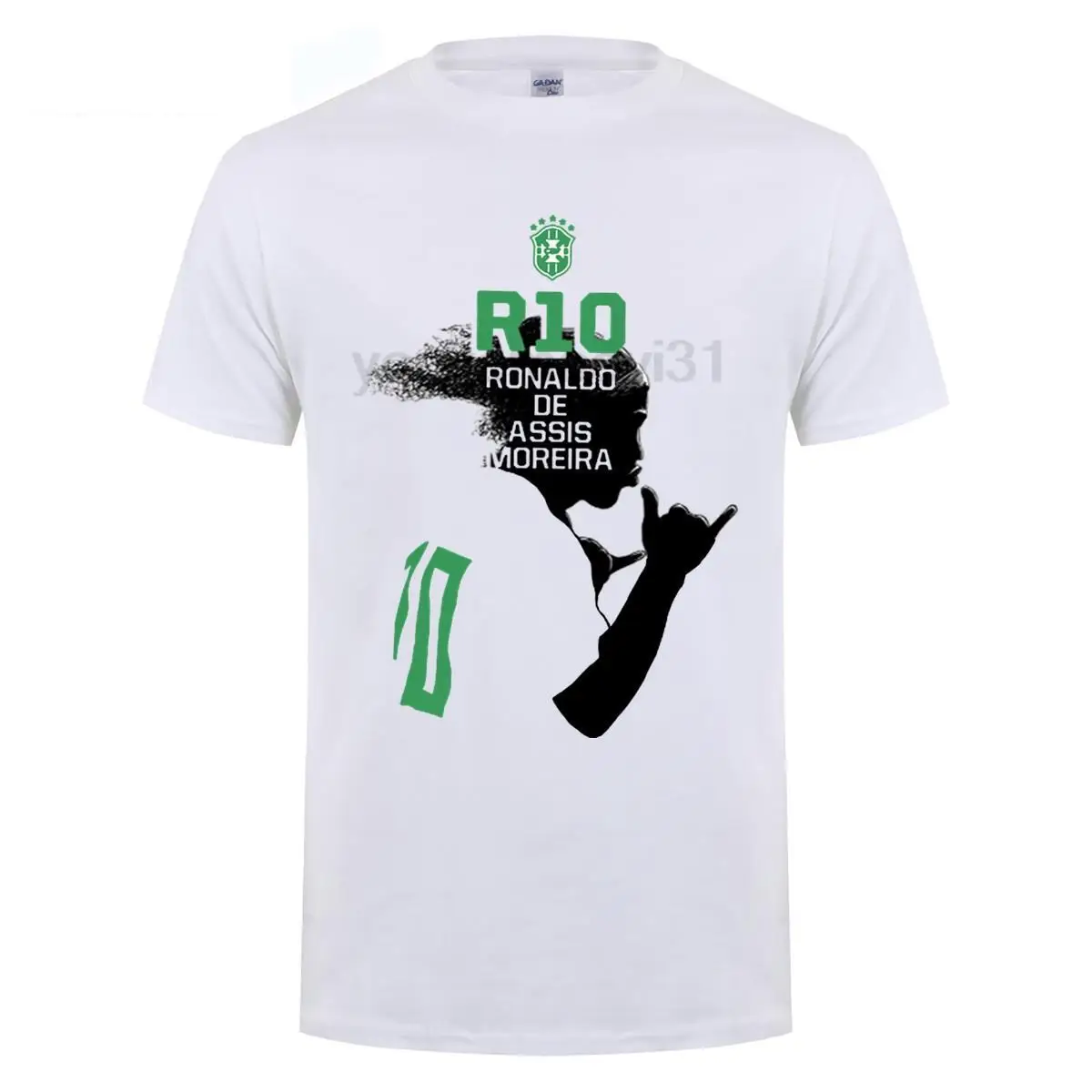 Maglietta Da Uomo Divertente Maglietta A Maniche Corte Di Marca Marea 2017 Ronaldinho Brasil Spagna Barca World Player Jersey Tees