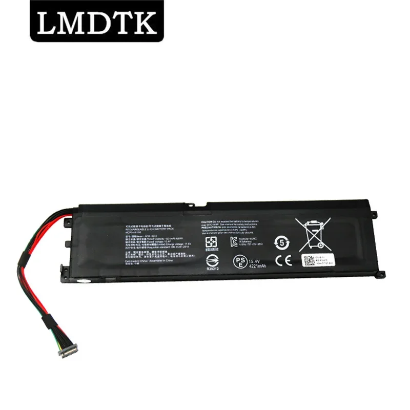 Lmdtk Nuova Batteria Per Laptop Rc30-0270 15.4V 65Wh Per Razer Blade 15 Base Stealth Serie 2018 Rz09-0270 Rz09-03006