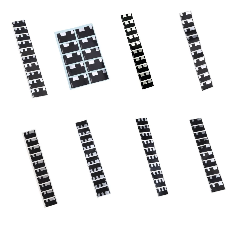 10 Pz 135/35Mm Bulk Film Code Sticker Iso500 400 320 250 200 160 100 50 Etichetta Rotolo Manuale Auto-Iso Rilevato