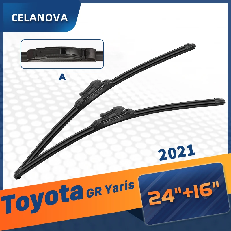Spazzola Tergicristallo Celovo Per Tergicristalli Toyota Gr Yaris 2021 24 "16" Senza Telaio