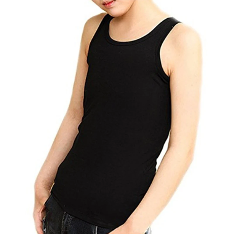 Chest Binder Cotton Vest Canotta Leganti Lesbiche (Può Essere Indossato Da Solo) Donne Les Lesbiche Slim Fit Gilet Corto Chest Binder Tops