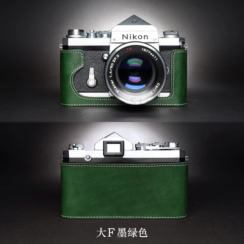 Custodia Per Fotocamera In Vera Pelle Di Vacchetta Per Fotocamera Da Lavoro Manuale Per Nikon F2A Fa F F2 F2As Custodia Protettiva Per Il Corpo Base P
