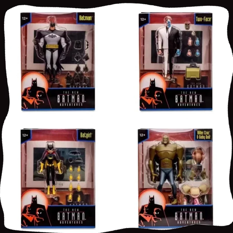 Il Nuovo Batman Adventures Toys Crocodile Man Two-Face Batgirl Killer Croc Baby Doll Mcfarlane Wave 1 Anime Action Figure Model