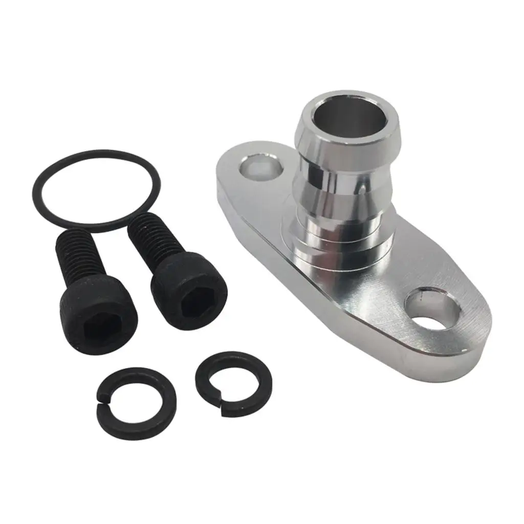 Alumimum 3/4 "Kit Flangia Ritorno Olio Turbo Per Garrett T3 T4