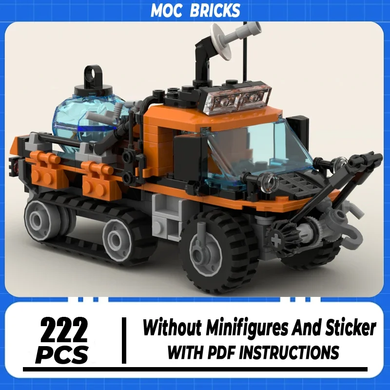 Moc Building Blocks Car Arctic Utility Half-Track Model Technology Mattoni Per Set Fai Da Te Giocattolo Di Assemblaggio