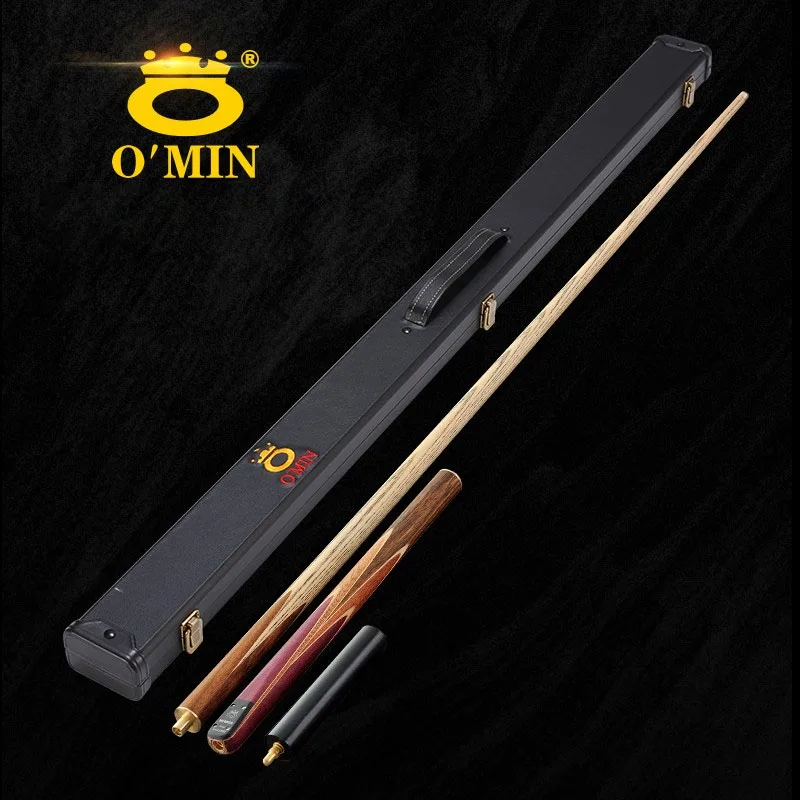 2022 New Omin Snooker Cue 3/4 Snooker Snooker Cue Stick 9.5Mm/10Mm Tips Con Snooker Cue Case Set 8405/8403