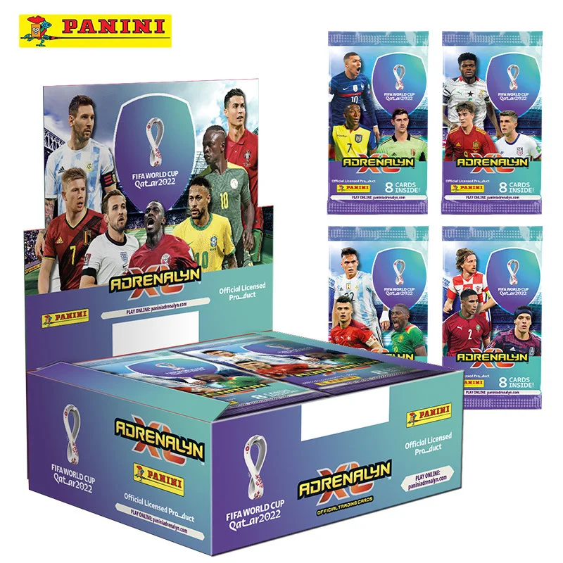 Originale Panini Football Soccer Star Card 2022 World Cup Qatar Figures Collection Fans Packet