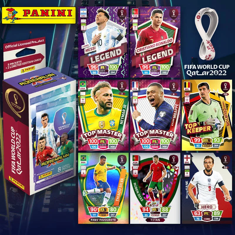 2022 Panini Card Qatar World Cup Collezione Ufficiale Card Blind Box Bag Collection Brand Toy Basic Card Bag