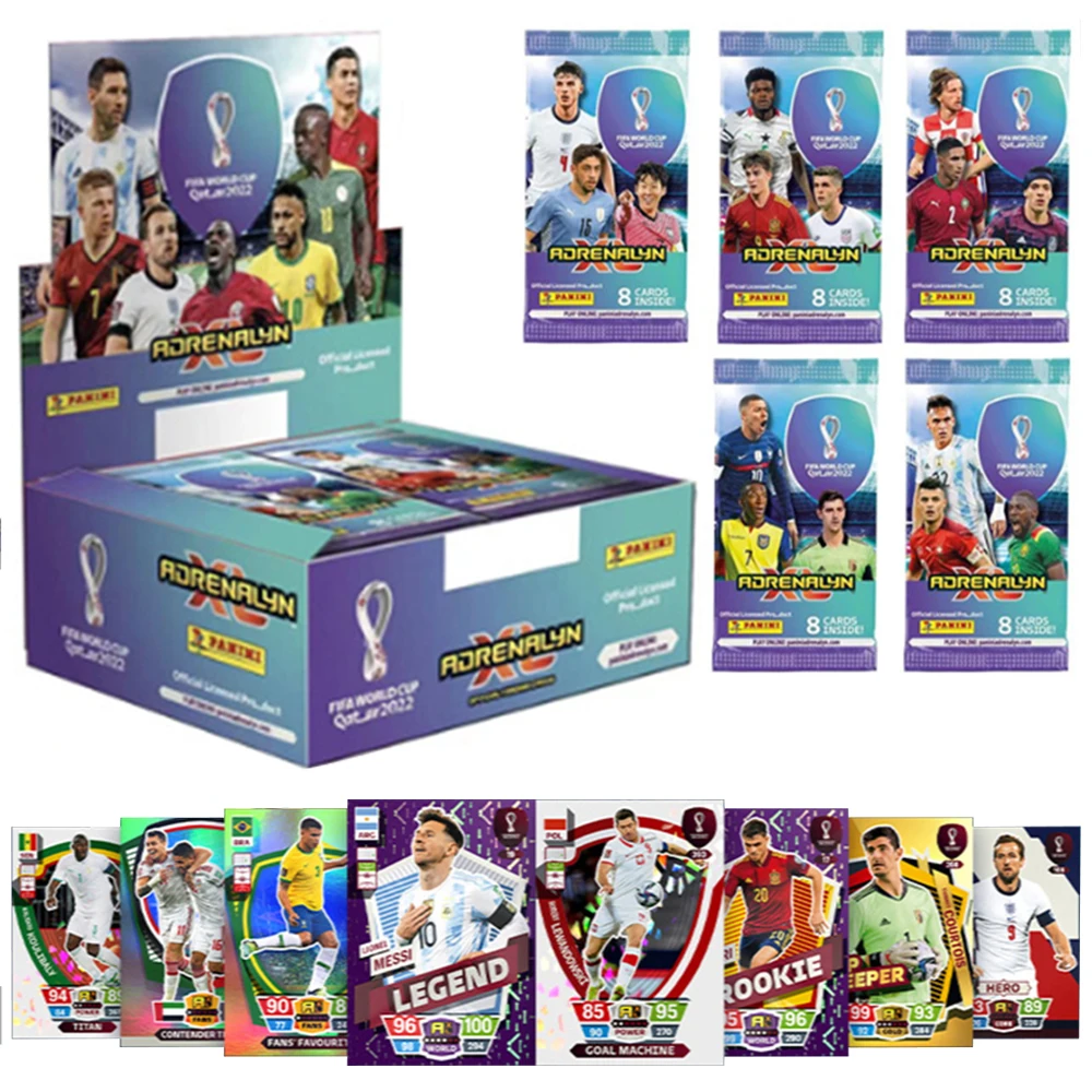 2022 Panini Genuine Football Star Card Qatar World Cup Soccer Star Ronaldo Messi Calciatore Limited Ball Star Collection Card