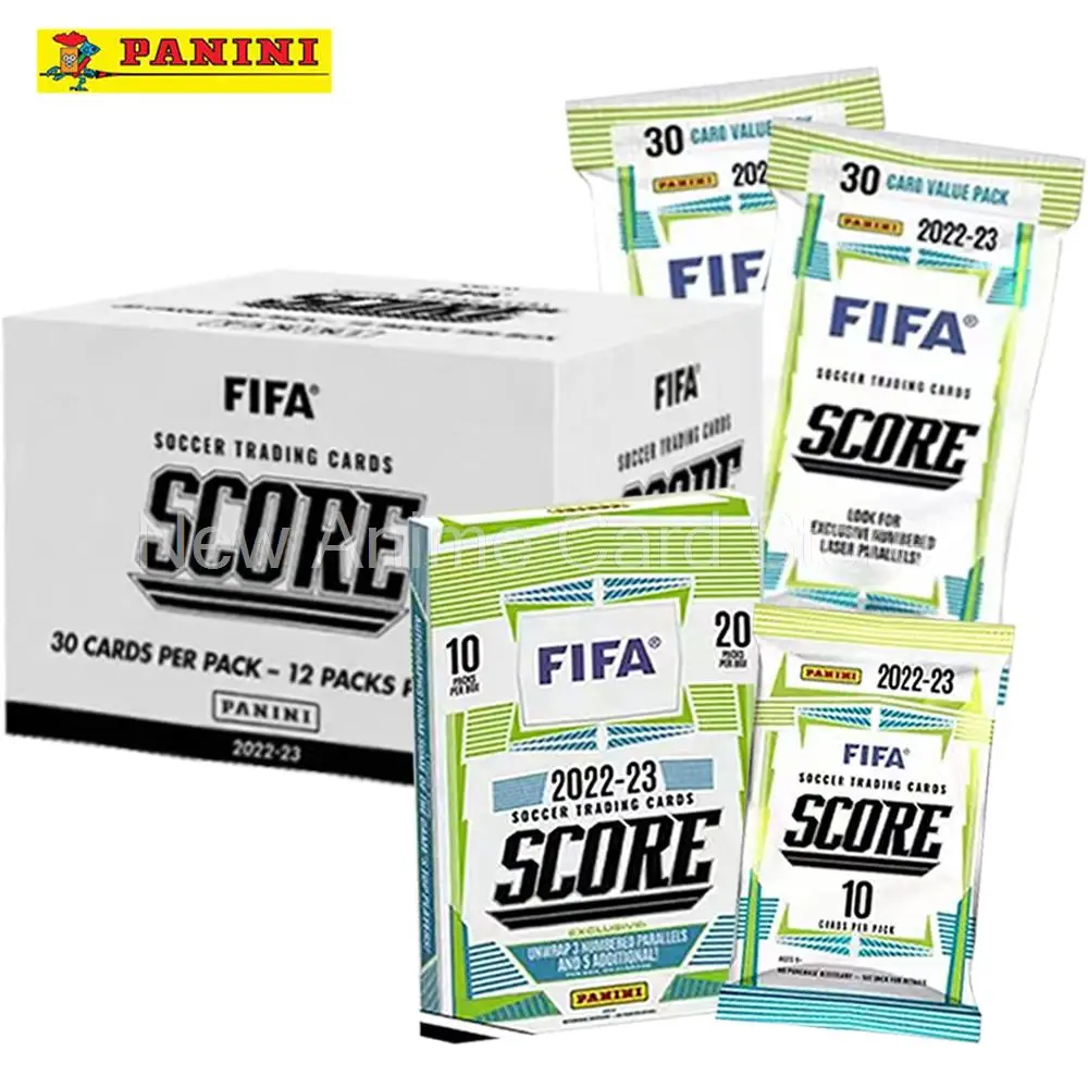 2023 Fifa Score Foot Ball Stars Cr7 Mbappe Collection Cards Qatar World Cup Soccer Star Messi Ronaldo Limited Signature Cards