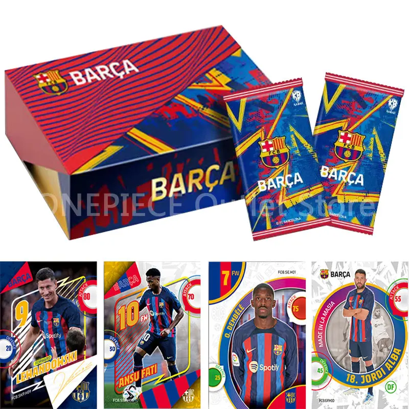 New La Liga Nft Ballsuperstar Cards Fc Barcelona Football Star Gost Messi 2022 Qatar World Cup Limited Edition Collection Card