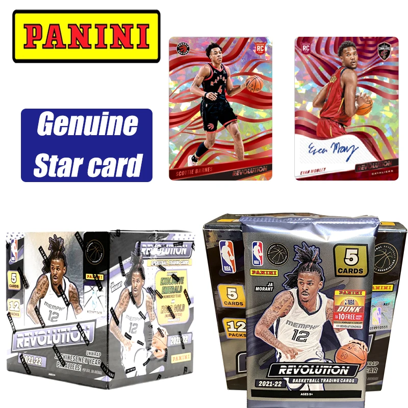 Panini 2021-22 Revolution Revolution Basketball Star Genuine Rare Collection Gioco Di Carte Giocattoli Scatola Cieca Regalo Di Compleanno Di Natale