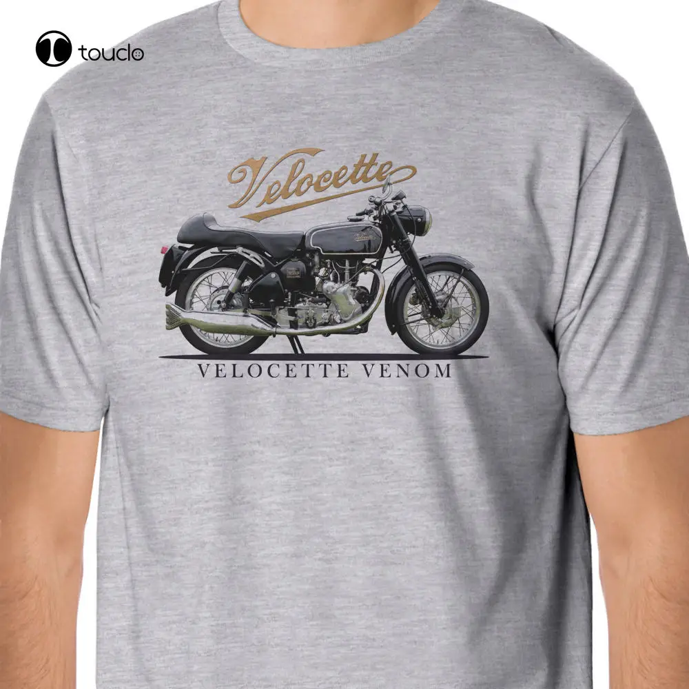 Vendita Calda 100% Retro Velocett Bikes - Classic Velocette-Venom Inspired T-Shirt Summer Tee Shirt Custom Aldult Teen Unisex