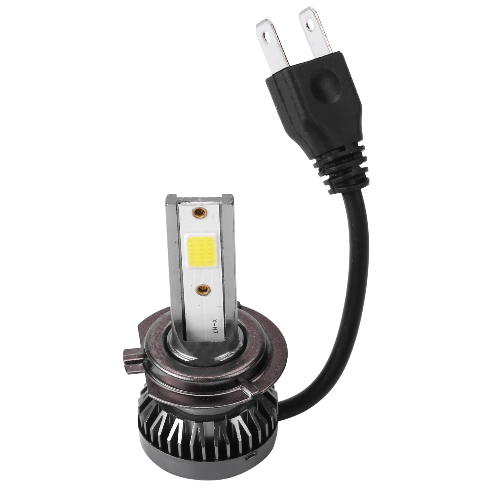 2Pcs Mini 1400W Led Lampadine Per Fari Kit Di Conversione Fendinebbia Fari Hi-Low Drl 6000K Bianco-Plug And Play(H7)