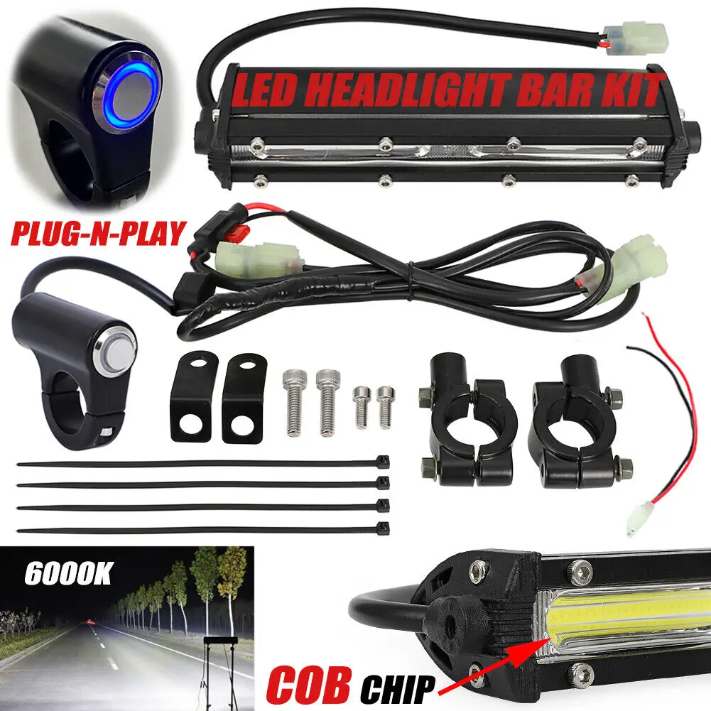 Per Kawasaki Klx110 Klx110L 2010-2021 Kit Barra Luminosa A Led Per Fari Plug & Play
