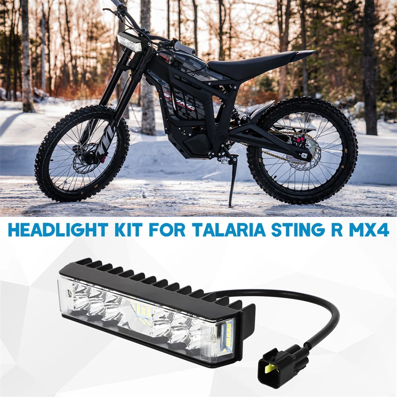 Led Headlight Bar Kit Aggiornato Per Talaria Sting R Mx4 Dirt Bike Plug & Play Sport Head Light Set White Motobike Driving Lamp