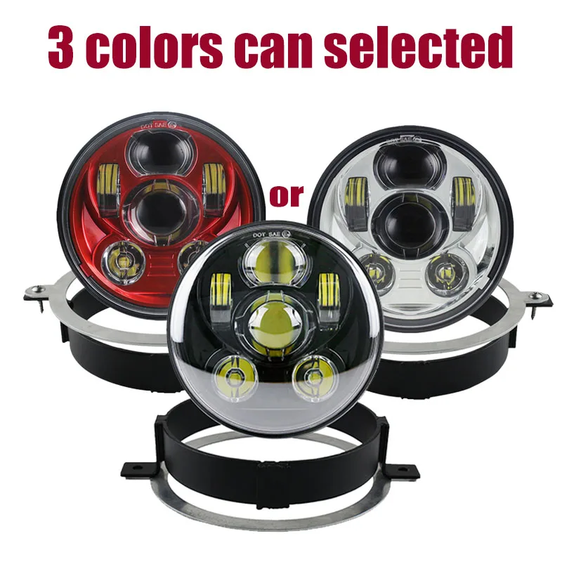 Faro Led Da 5 3/4 "Per Kit Honda Vtx Con Staffa E Hardware - Plug And Play (Generazione Iii) - 2002-2008 Vtx 1800 Vtx 1300