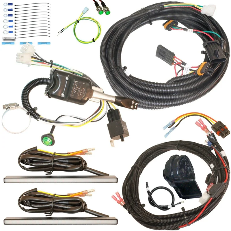 No Hole Plug & Play Street Legal Turn Signal Blinker Kit Per Polaris Ranger