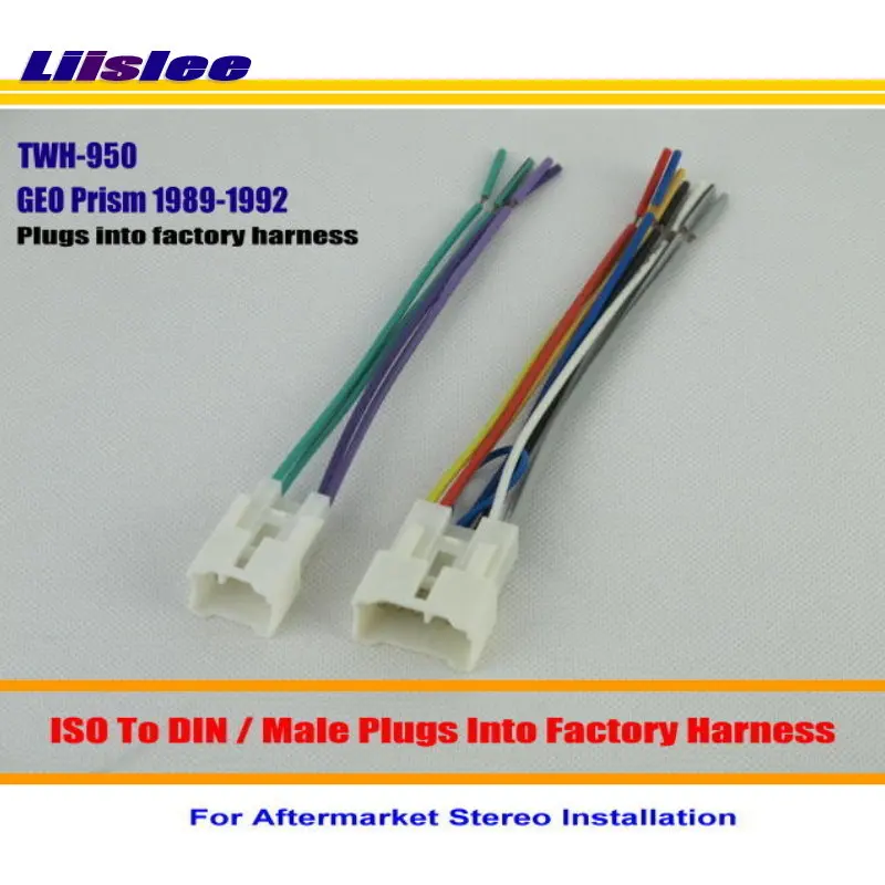 Per Geo Prism 1989-1992 Spine Adattatore Cavo Cablaggio Autoradio Nei Kit Di Installazione Stereo Di Fabbrica