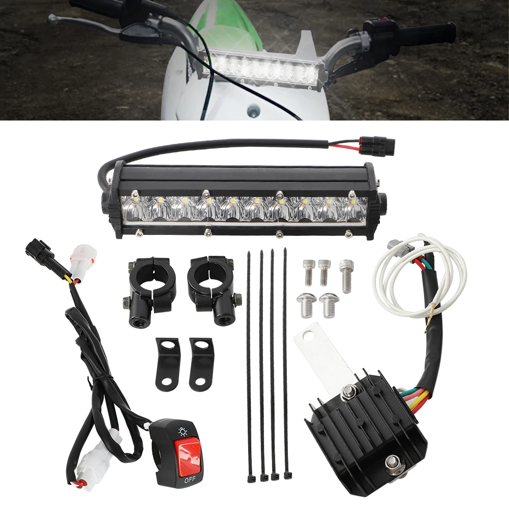 Per Kawasaki Klx110 2002-2009 Plug And Play Led Light Bar Kit Faro Illuminazione Bar