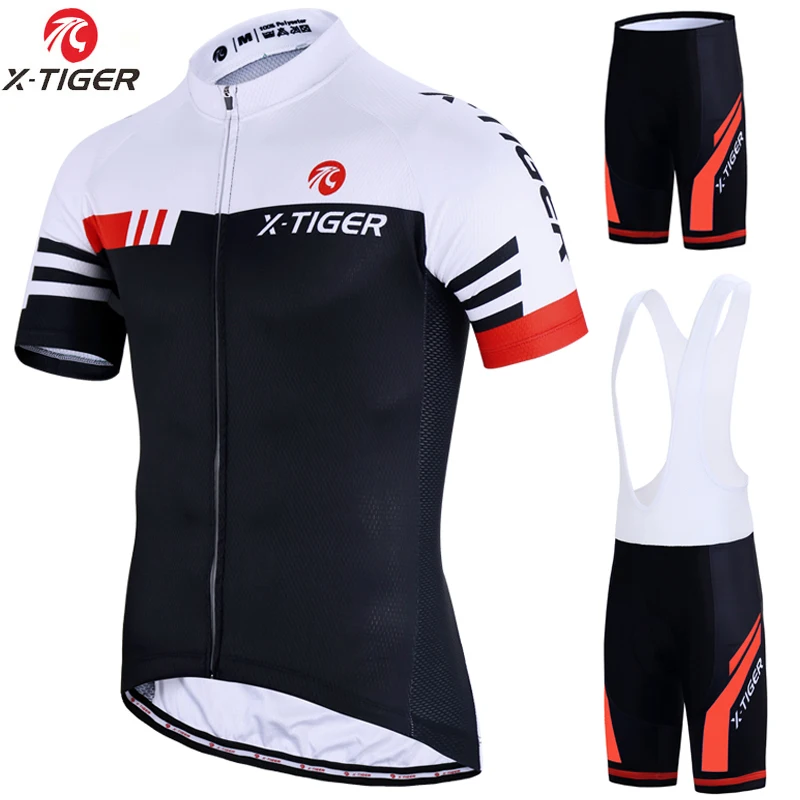 X-Tiger Set Da Ciclismo Uniforme Da Bici Maglia Da Ciclismo Estiva Set Maglie Da Bici Da Strada Mtb Abbigliamento Da Bici Abbigliamento Da Ciclismo Tr