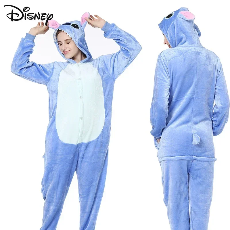 Disney Lilo & Stitch Tuta Cute Stitch Pigiama Bambini Animal Kigurumi Tutine Per Ragazzi Ragazze Pigiama Cartoon Costume Cosplay